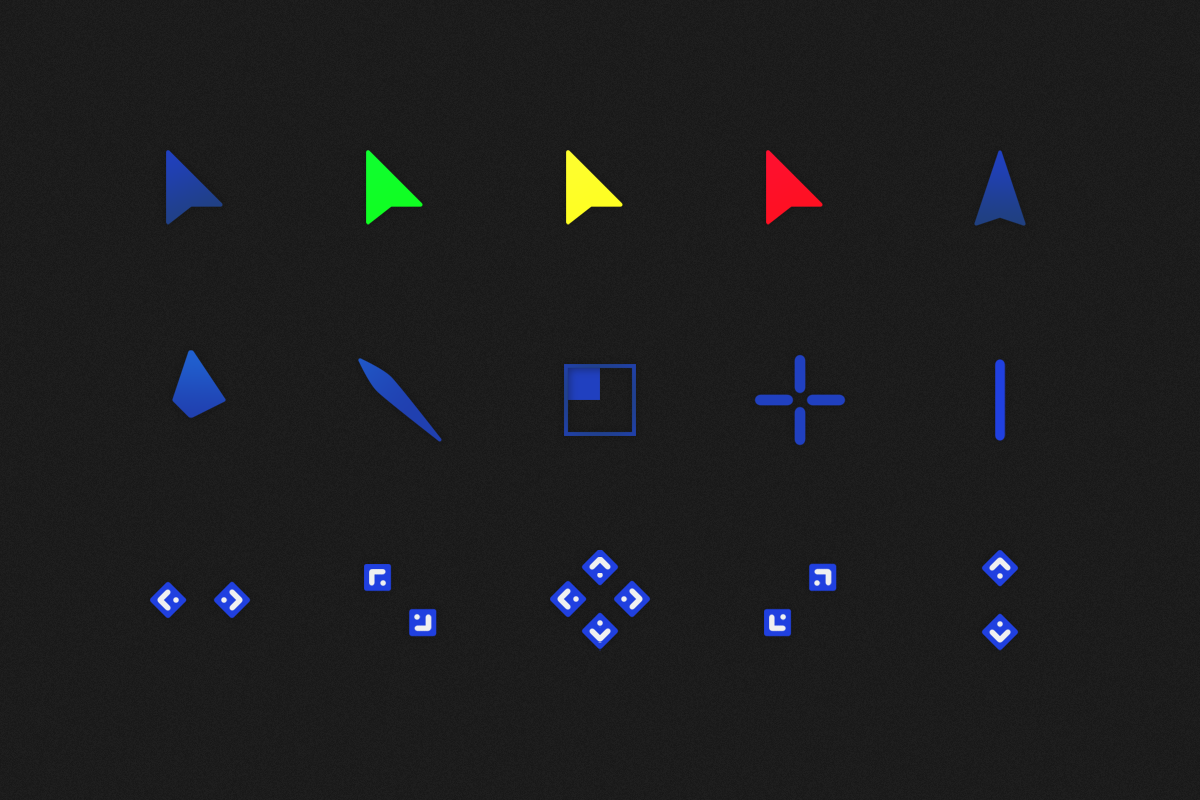 Modern Cursors v1 Plus - Light and Dark by VA5HOne on DeviantArt