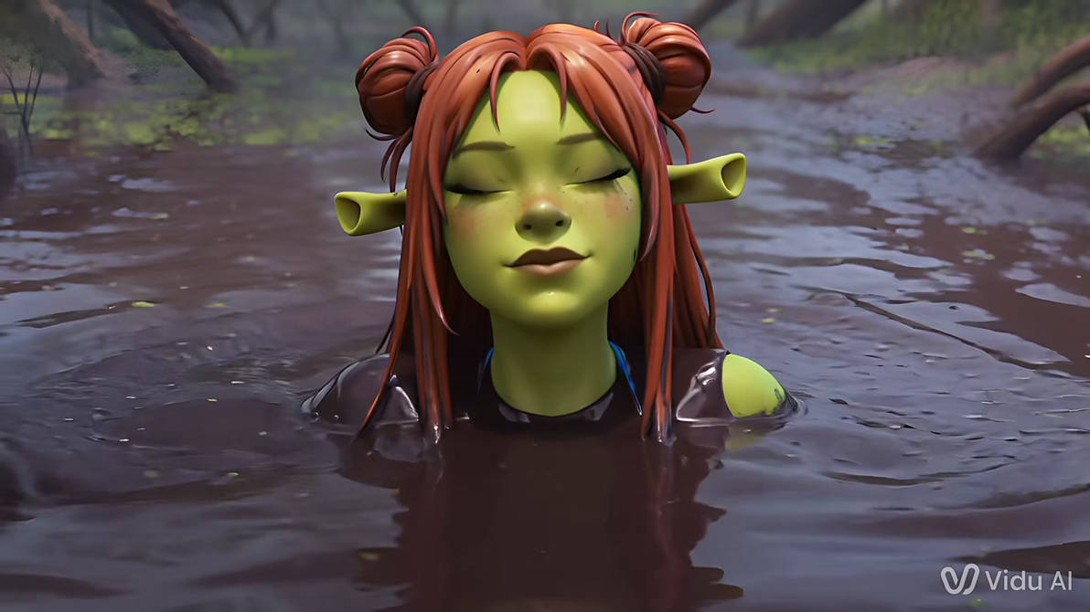 Lily takes a mud bath at swamp by Marcin2346 on DeviantArt