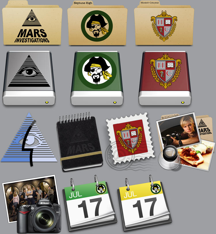 Veronica Mars Icon Set by burntheashes0 on DeviantArt