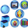 blue indent icons