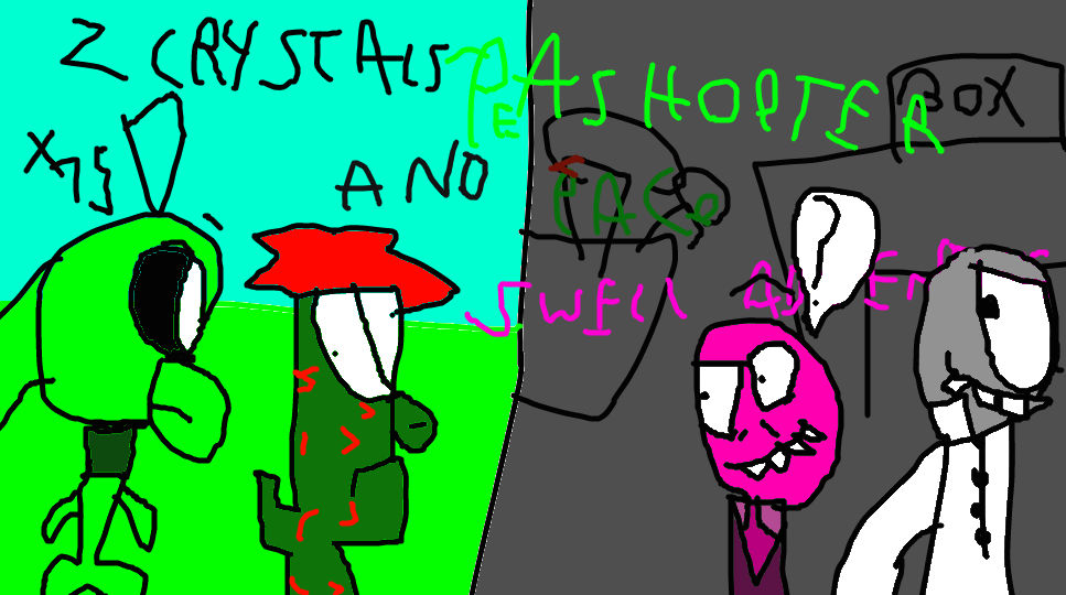 peashooter and paco swell adventure draw by marianadiazaban on DeviantArt