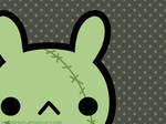 Zombie Bunny Wallpaper by TastyPeachStudios