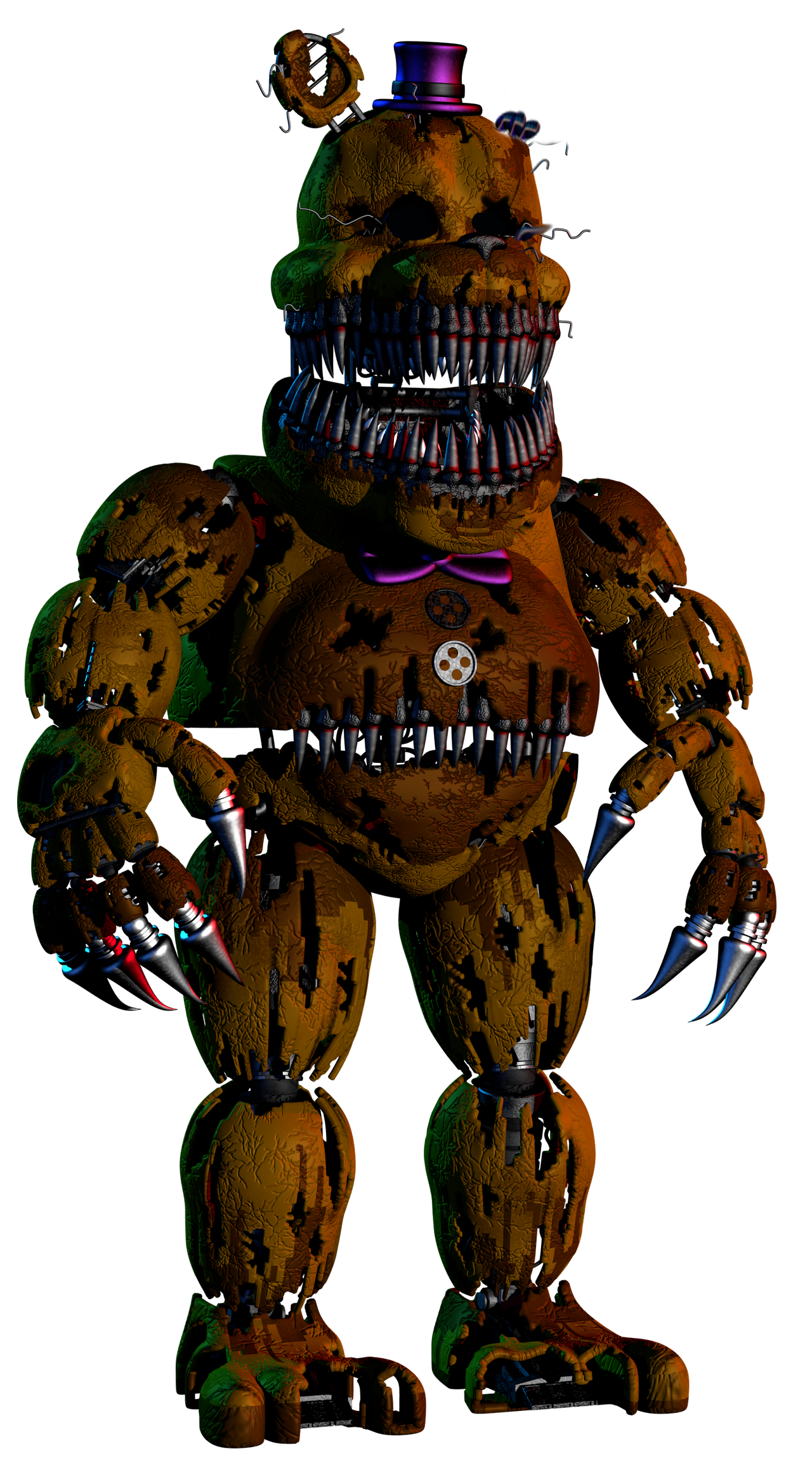 HW Nightmare Fredbear by FNAF-BUSTERS on DeviantArt