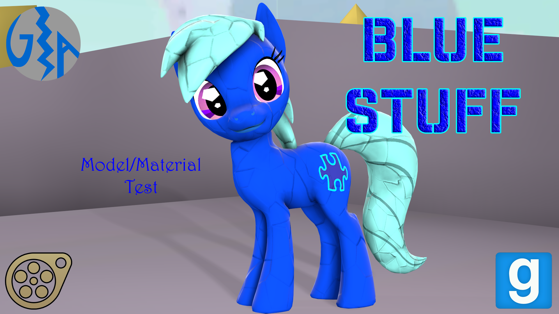 Blue Stuff (Crystal Pony OC Model Download)