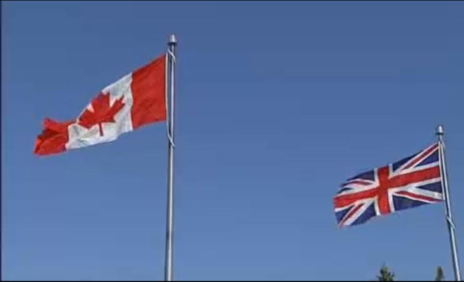 Canadian flag and Union Jack by Mordtoten on DeviantArt