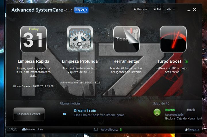 N7 Theme Advanced System Care