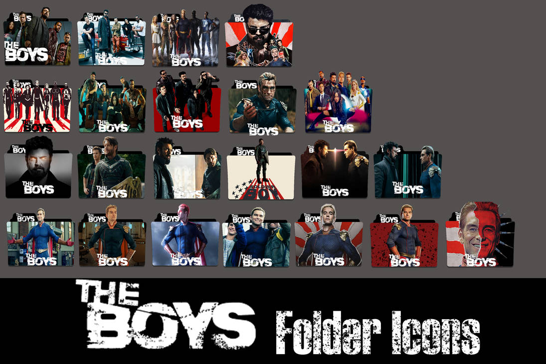 The Boys Folder Icons by mosaleh66 on DeviantArt