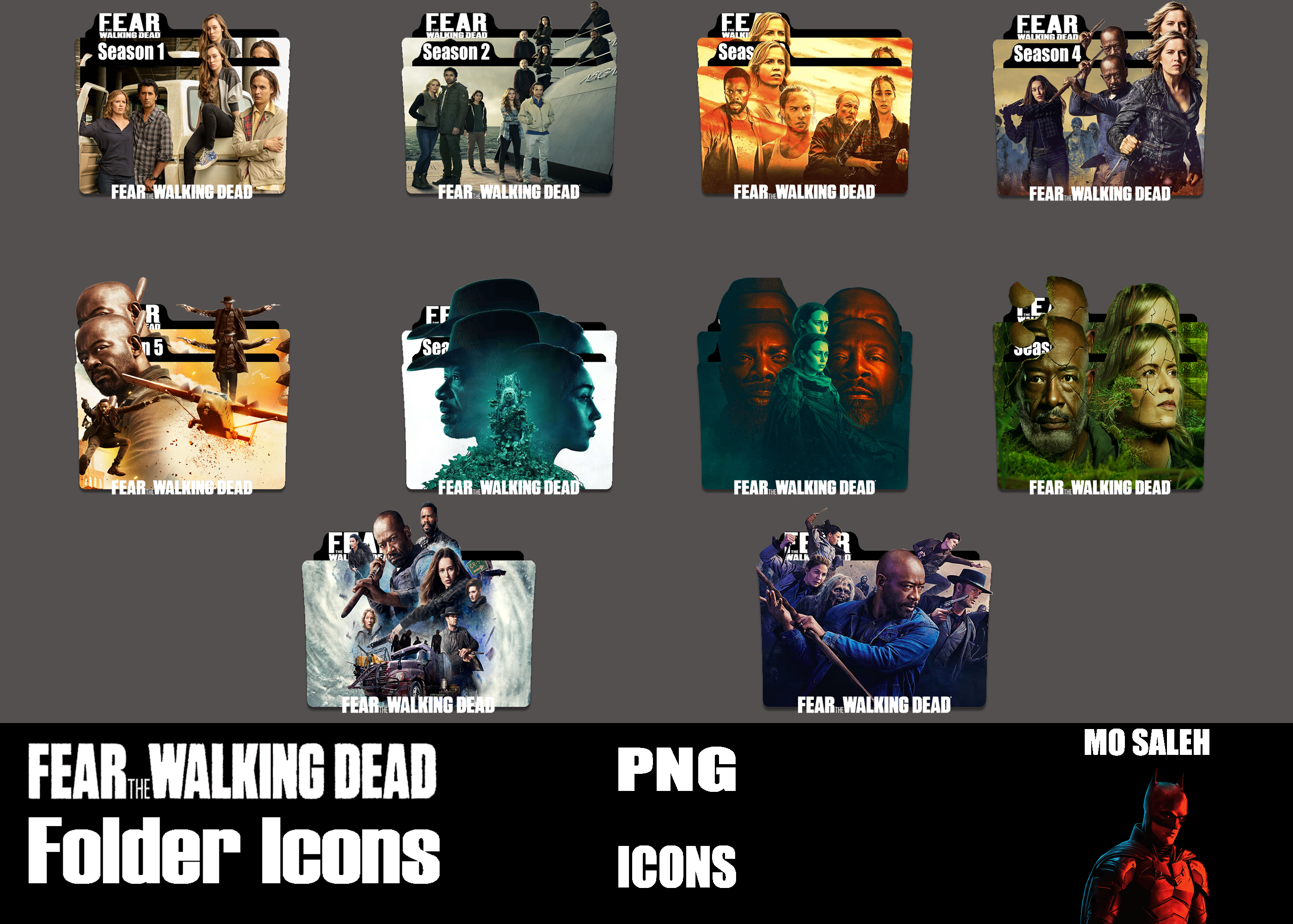 Fear The Walking Dead Folder Icons by mosaleh66 on DeviantArt