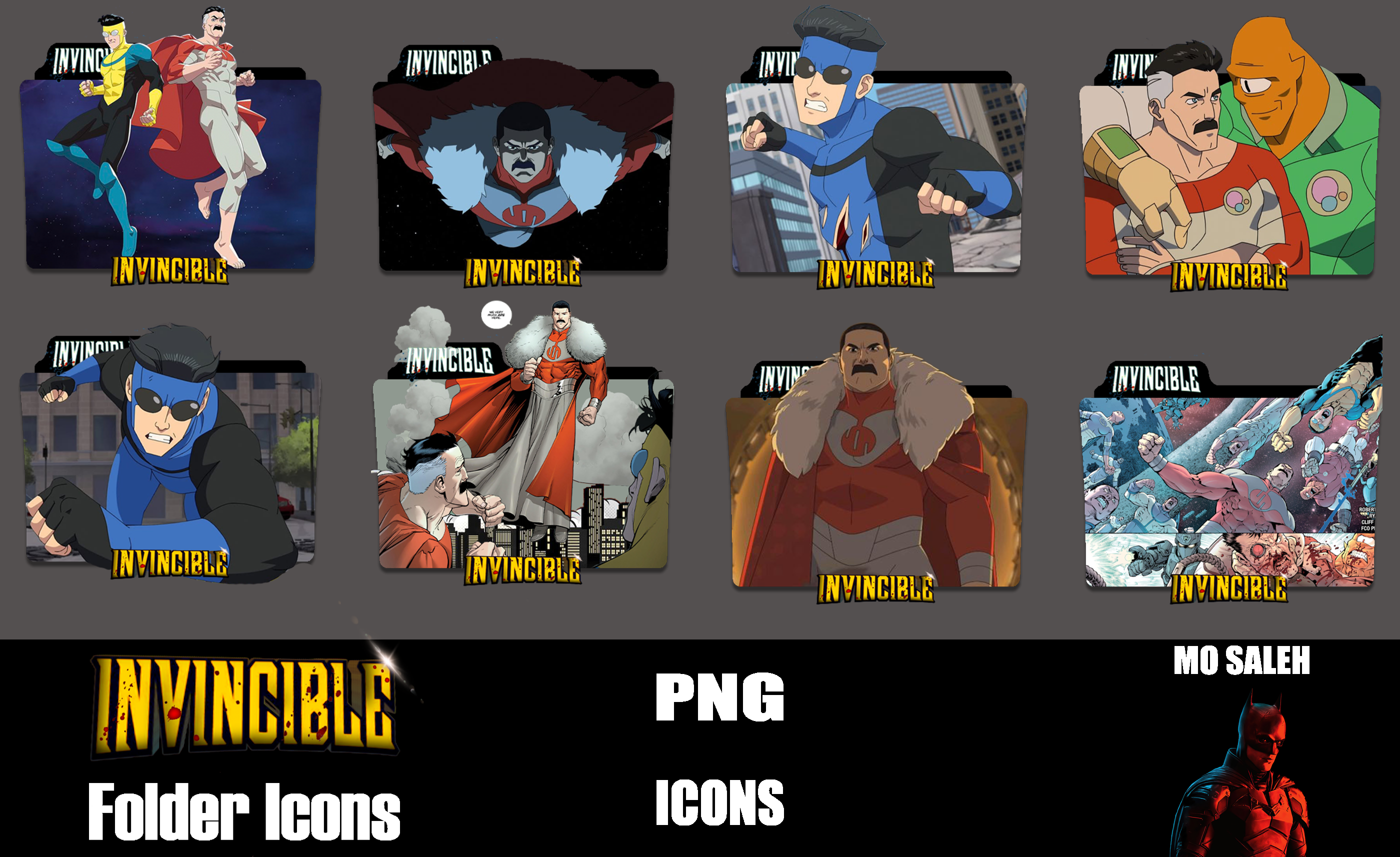 Invincible S04 Folder Icons by mosaleh66 on DeviantArt