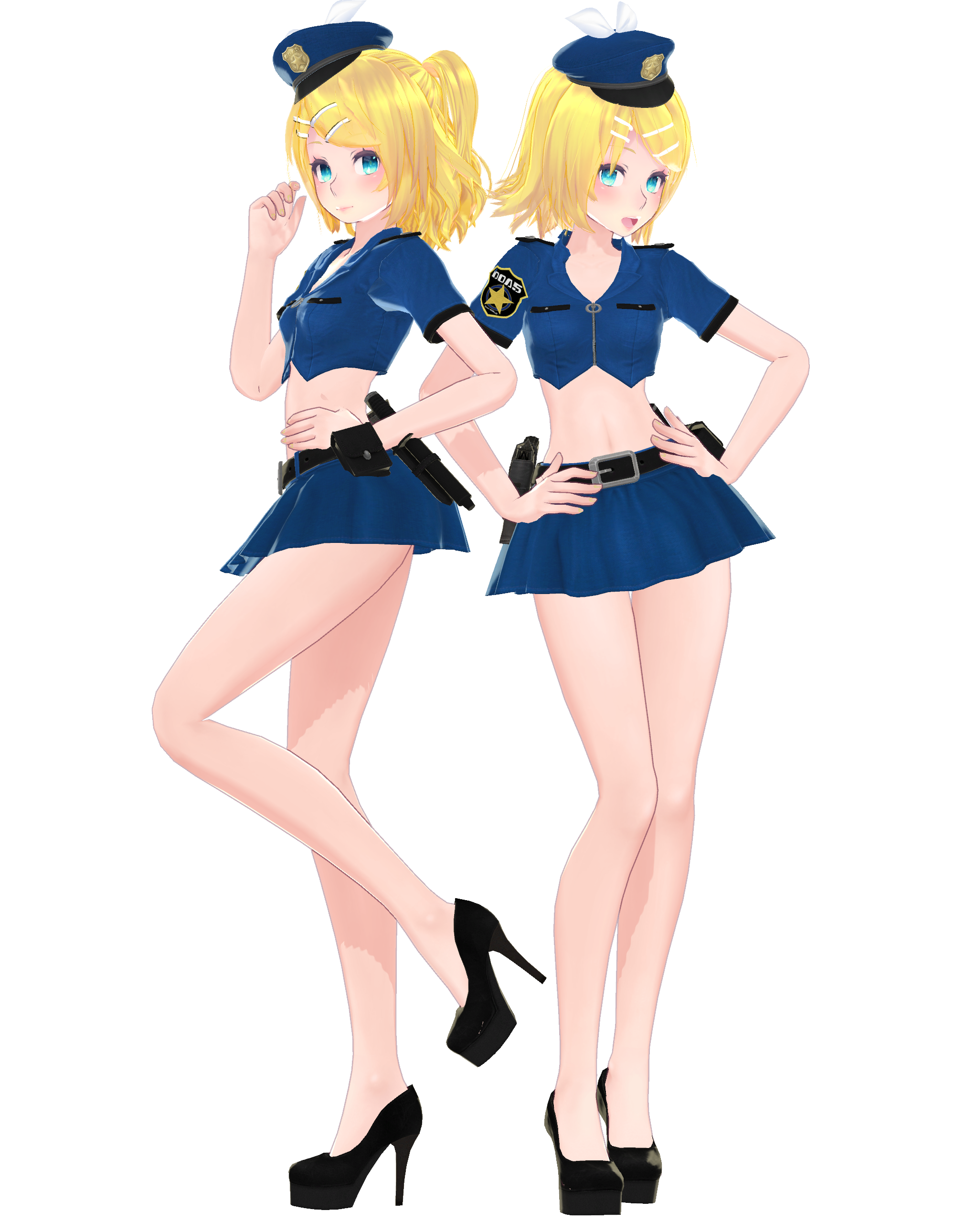 TDA Kagamine Rin Police DL!