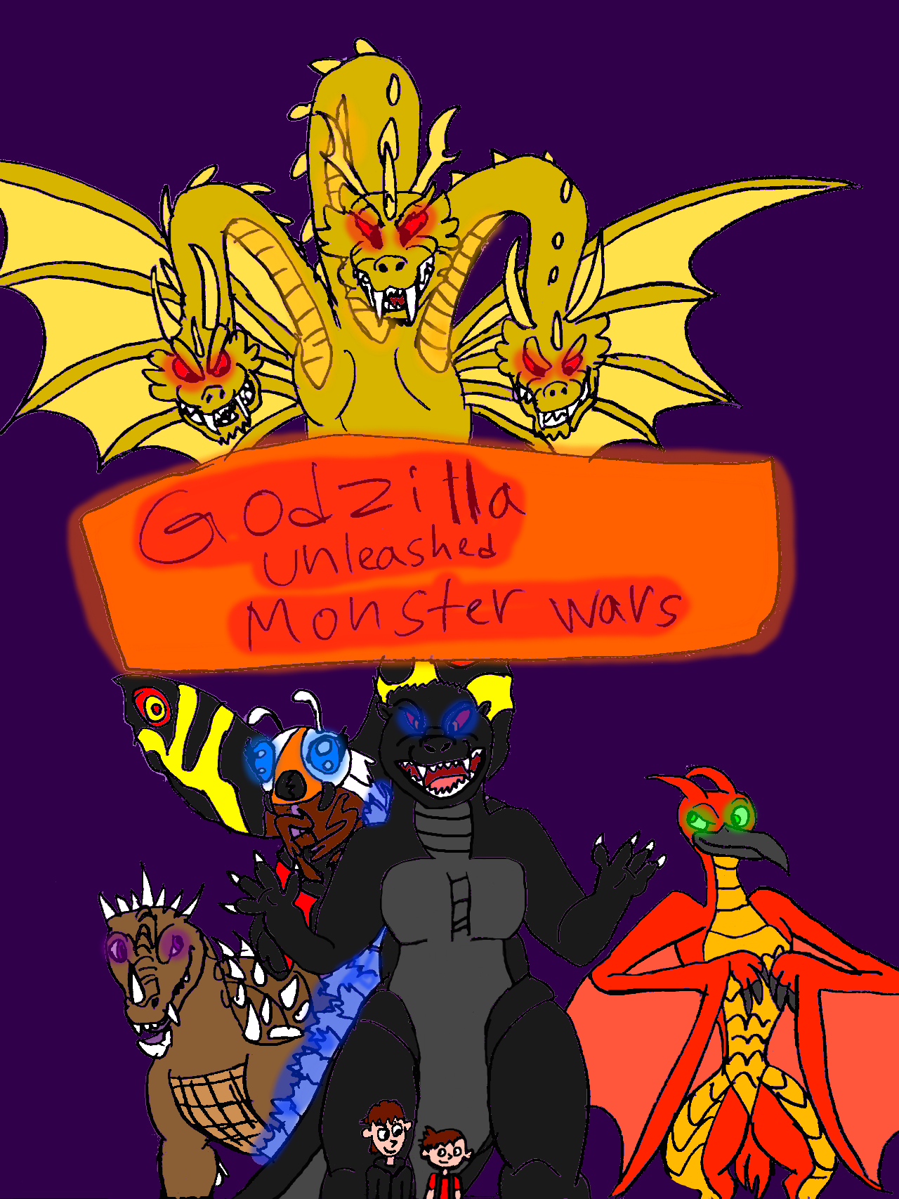 Godzilla Unleashed Monster Wars Poster 2 Colored By Dialga18 On Deviantart Godzilla Unleashed Monster Wars Poster 2 Colored By Dialga18 On Deviantart