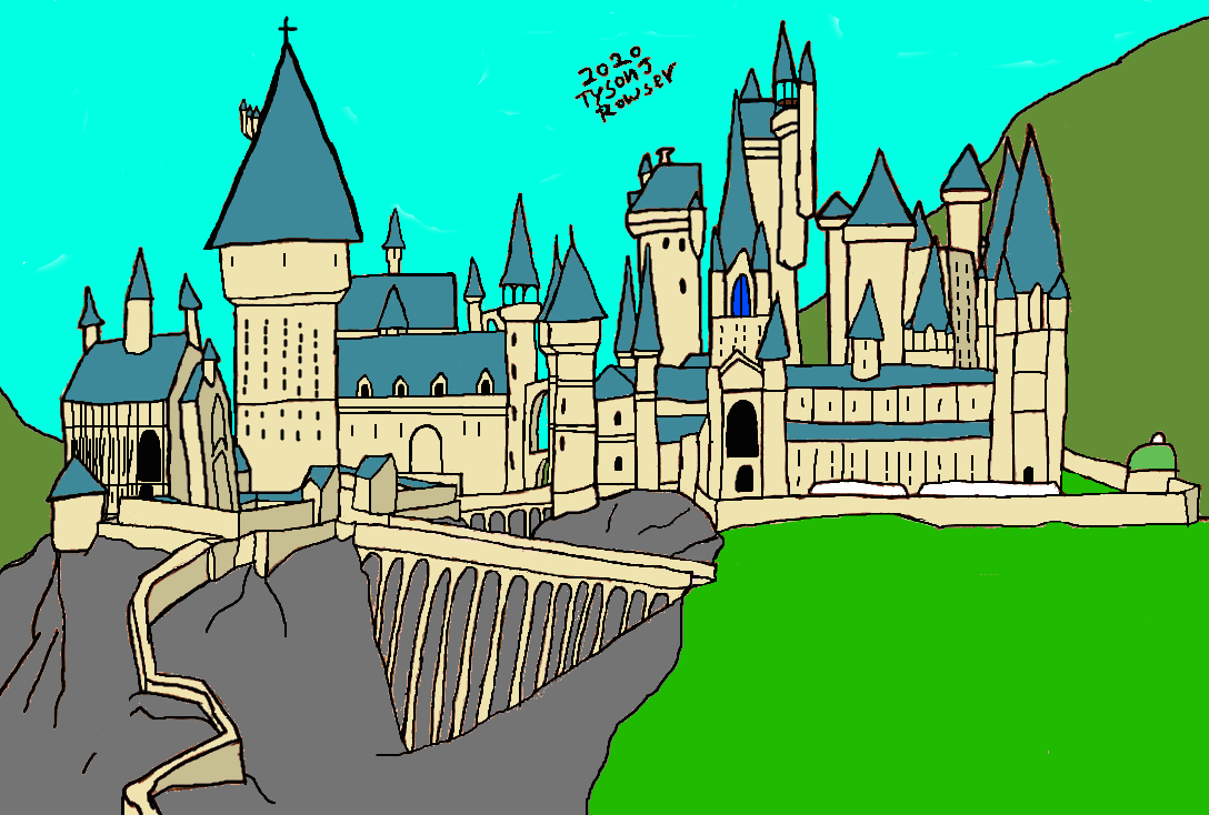 Castles Drawings In Color