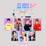 BTS WORLD CARD TEMPLATE