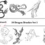 10 neu Dragon Brushes PS 7