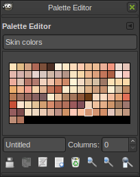 Skin Colors palete