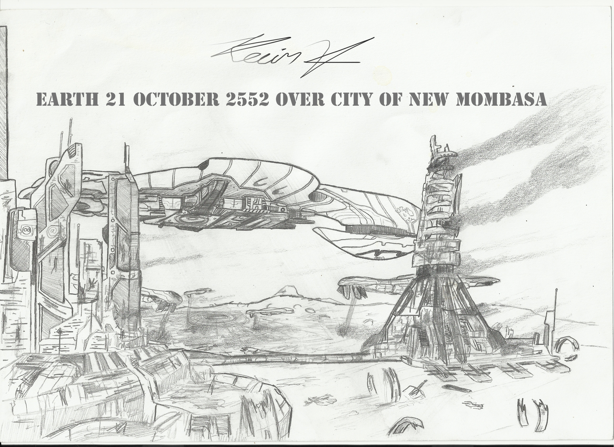 EARTH 21 OCTOBER 2552 OVER CITY OF NEW MOMBASA