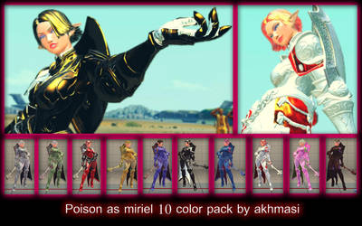 Usf4 Poison As Miriel 10 Color Pack By Akhmasi