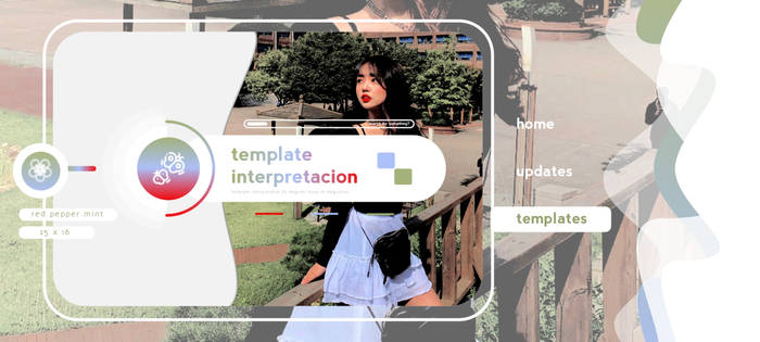 TEMPLATE Red Pepper Mint by megumissi