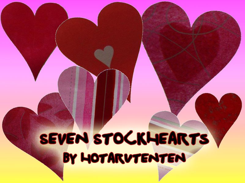 Stock hearts set