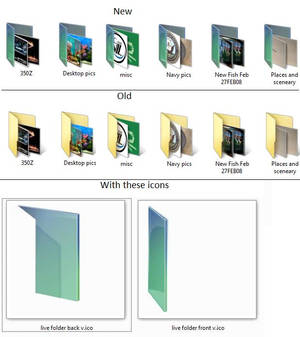 live folder front and back