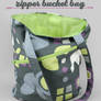 Sewing Tutorial: The Zipper Bucket Bag