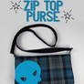 Sewing Tutorial - Zip Top Purse