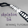 Sewing Tutorial - Skeleton Tie