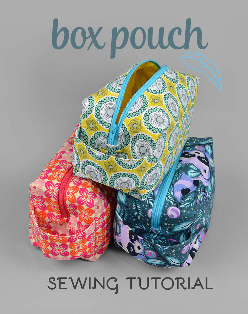 Sewing Tutorial - Zippered Box Pouch by SewDesuNe on DeviantArt