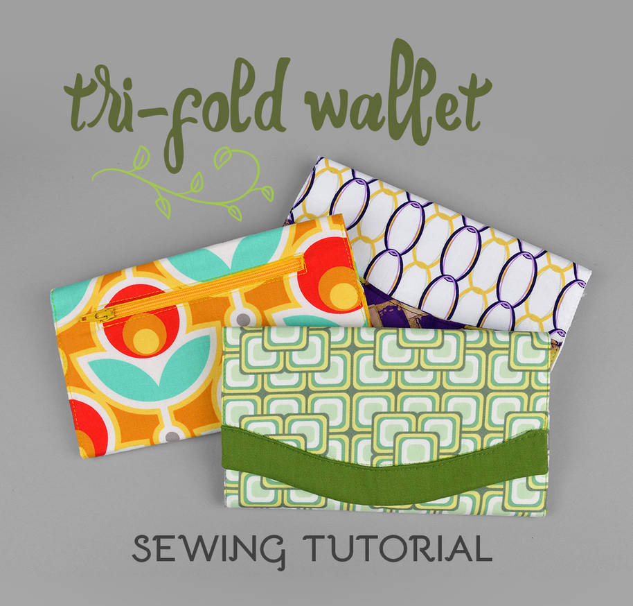 Sewing Tutorial - Tri-fold Wallet by SewDesuNe on DeviantArt