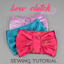 Sewing Tutorial - Zippered Bow Clutch