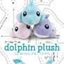 Dolphin Plush Sewing Pattern