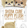 Shiba Cube Plush Sewing Pattern