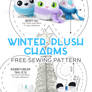 Winter Plush Charms Sewing Pattern