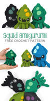 Squid Amigurumi Pattern