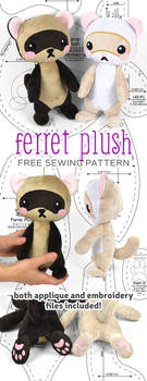 Ferret Plush Sewing Pattern