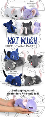 Rat Plush Sewing Pattern