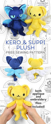 Kero and Suppi Plush Sewing Pattern