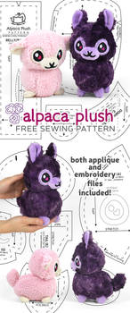 Alpaca Plush Sewing Pattern