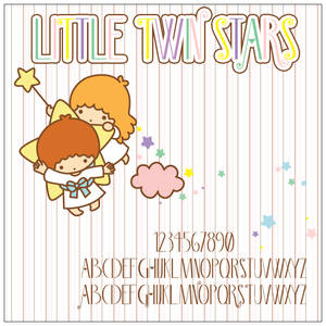 Little Twin Stars Font