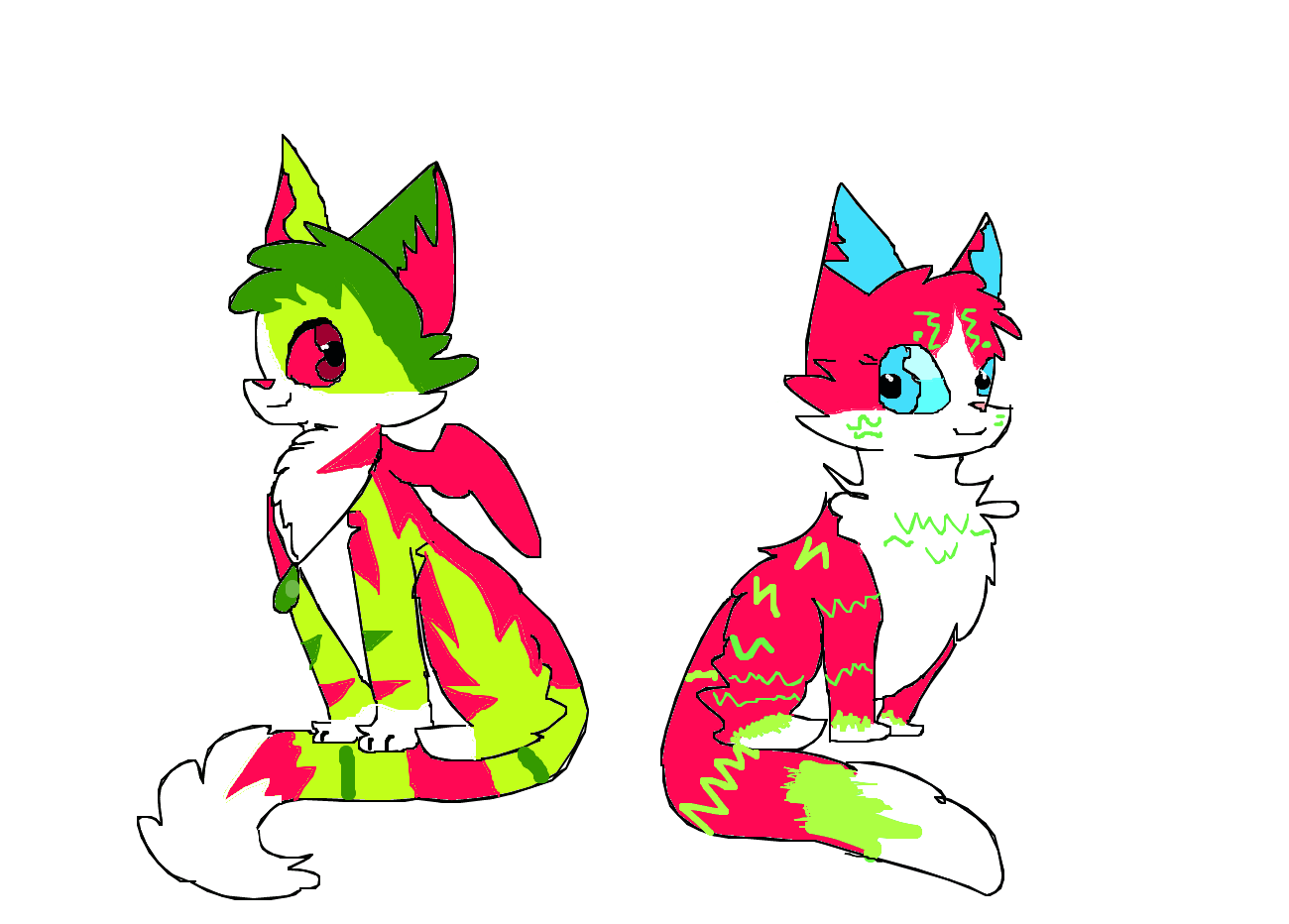 Color Crazy by KiwiTheKitteh on DeviantArt