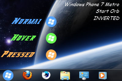 WP7 Metro INVERTED Start Orb