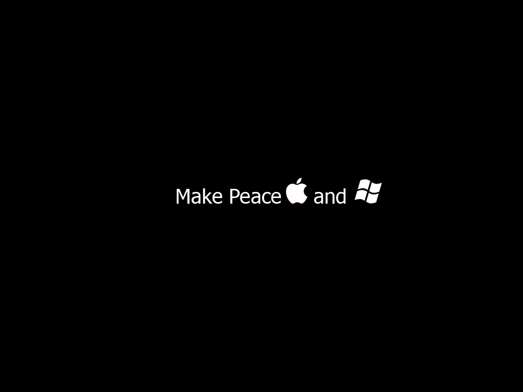 Make Peace Mac and PC by dAKirby309 on DeviantArt