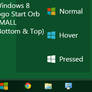 Windows 8 logo Start Orb SMALL Top and Bottom