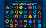 Metro Uinvert Dock Icon Set - 725 Icons by dAKirby309