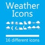 Weather Dock Icon Set - 16 Icons 512px