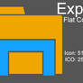 Windows Explorer DOCK ICON - Flat Colors