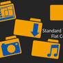 Standard OS Folders DOCK ICONS - Flat Colors