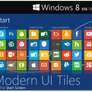 Modern UI Tiles Icon Set - 616 Tiles