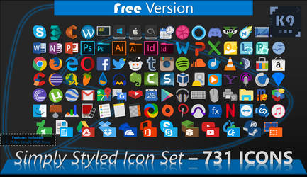 Simply Styled Icon Set - 731 Icons | [FREE] by dAKirby309