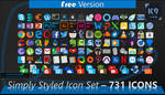 Simply Styled Icon Set - 731 Icons | [FREE] by dAKirby309
